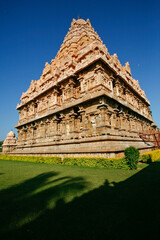 Fototapeta na wymiar gangaikondacholapuram temple, Tanjore, Tamil Nadu, india,