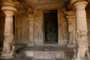 Fototapeta na wymiar Mahabalipuram, Tamil Nadu, South India