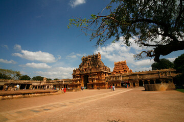 Fototapeta na wymiar Brahadeeswarar temple, Tamil Nadu