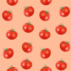 seamless pattern with vegetable, high quality vector