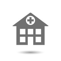 Hospital vector icon