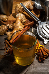 Cinnamon Ginger Whiskey drink