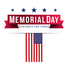 Naklejka premium Memorial Day USA Background