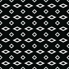 Vector seamless pattern.Simple stylish abstract geometric background. Monochrome image. Black and white color. Design for decor, prints, textile.Design element for prints. 