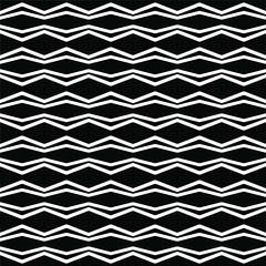 Vector seamless pattern.Simple stylish abstract geometric background. Monochrome image. Black and white color. Design for decor, prints, textile.Design element for prints. 