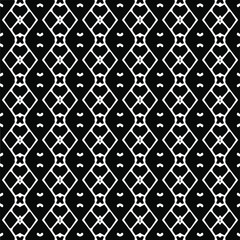 Fototapeta premium Design seamless monochrome geometric pattern. Abstract background. Vector art.Perfect for site backdrop, wrapping paper, wallpaper, textile and surface design. 