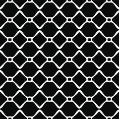 Fototapeta premium Design seamless monochrome geometric pattern. Abstract background. Vector art.Perfect for site backdrop, wrapping paper, wallpaper, textile and surface design. 
