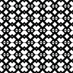 Vector seamless pattern.Simple stylish abstract geometric background. Monochrome image. Black and white color. Design for decor, prints, textile.Design element for prints.