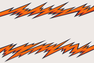 Minimalist background with gradient jagged zigzag pattern and some copy space area