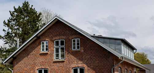 the roof of the house with nice window!