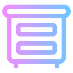 drawer gradient icon