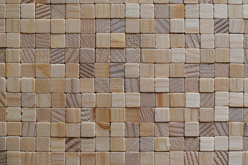 Wood mosaic pattern