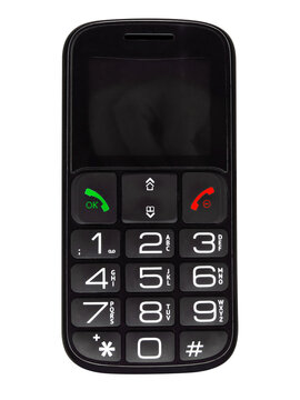 Push-button mobile phone