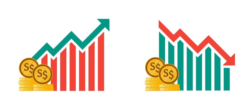 Singapore Dollar Currency Fluctuation Illustrations