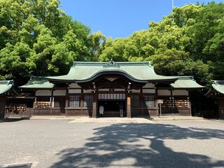 熱田神宮境内の上知我麻神社