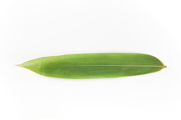 rice dumpling leaf isolated on white background