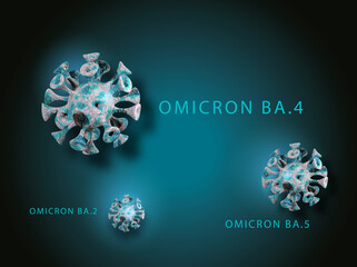 omicron, ba.4, ba.5 variant symbol