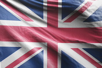 The Union Flag, Voters head to polls in elections across UK. or Union Jack, is the national flag of the United Kingdom.  - obrazy, fototapety, plakaty
