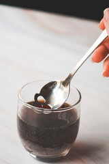 Conceptual image about sugar soda and the risk for health associated