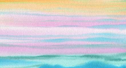 Abstract watercolor background. Painted bright spot on paper with watercolor paint. Bright colorful background for design.