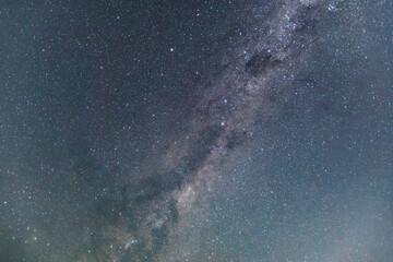 Fototapeta premium A night at the beach under the stars