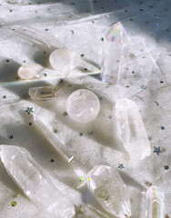 Background Healing minerals, stones, crystals. the practice of magic spells and cleansing. Crystal...