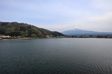 【日本】河口湖と富士山