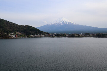 【日本】河口湖と富士山