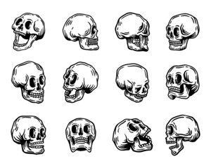Vintage Death Skull Collection