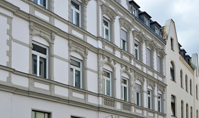 Historische Fassade in der Altstadt von Bonn, Nordrhein - Westfalen