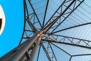 Outdoor modern steel structure building