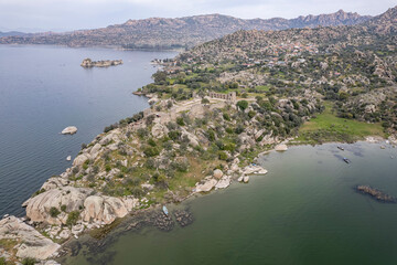 Lake Bafa is a lake and a nature reserve situated in southwestern. At the innermost north-east tip of the lake is the village of Kapikiri, as well as the ruins of Heraclea by Latmus.