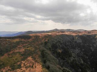 愛媛県久万高原町　美川峰の風景
