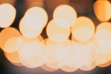 golden bokeh holiday background