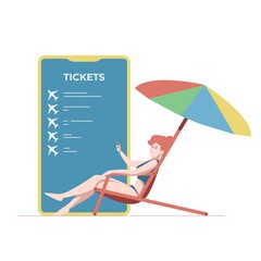 selection of resort tickets