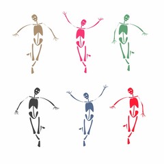 Skeleton Spider Web Halloween Spiders Dark Night Night of the Dead Ghosts Ghost Bats Sweets or Misfortunes Mouse Black Holiday Halloween Bones Bone Corpse Pattern Background Sketch Drawing