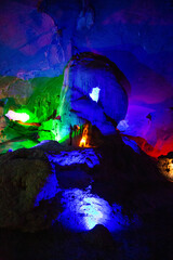 Tham Pha Nang Khoi cave in Phraeprovince, Thailand