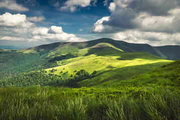 sunrise over the mountians. Carpathian. Ukraine