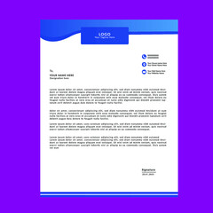 Business letterhead design