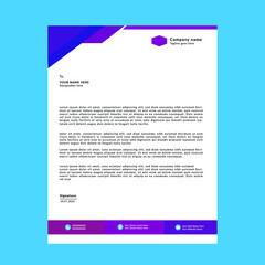 Business letterhead design