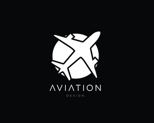 Minimalist Letter O Aviation Logo Design | O Airplane Logo Design