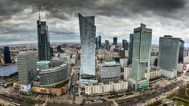 Centre of Warsaw, capital of Poland © ptk78
