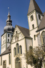 Fototapeta premium Große Marienkirche im Herzen von Lippstadt; Blick von Südosten