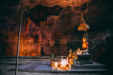 Tham Pha Nang Khoi cave in Phraeprovince, Thailand