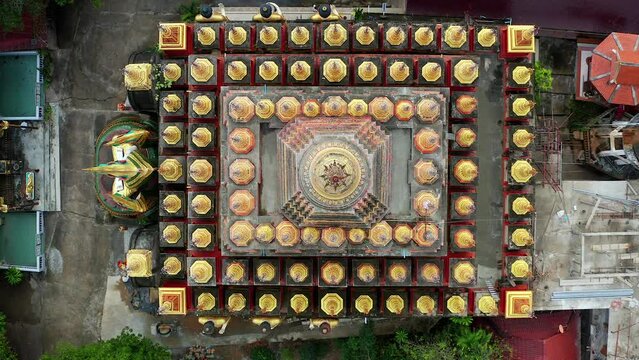 Wat Phrathat Suthon Mongkhon Khiri temple complex in Phrae, Thailand