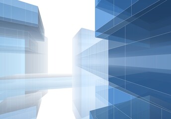 abstract architectural sketch