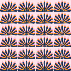 Daisy sun vector pattern