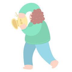 Photographer, flat vector people illustration. Photographer flat landing page composition.