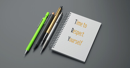 Time to Respect Yourself