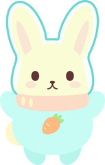 宇宙服のうさぎ